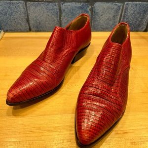 90’s Red Shoe Boots